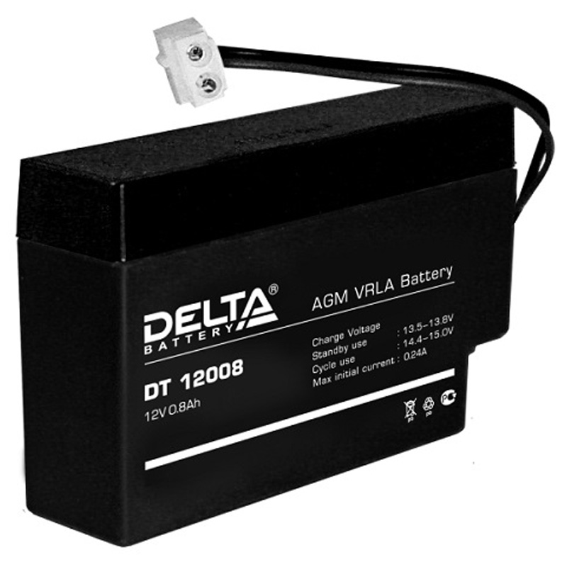  Delta DT DT 12008 (DT 12008)                                              0.8ah 12V -    